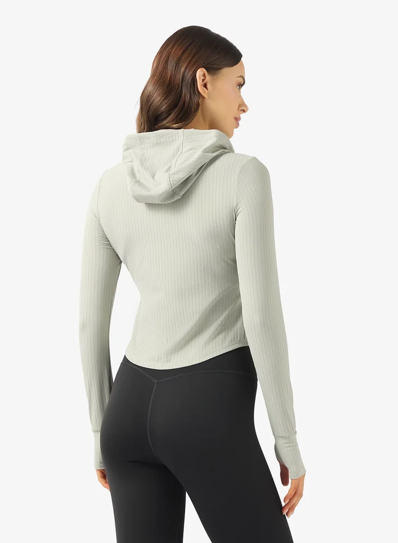 انتا جاكيت تريكو واقٍ من الشمس بفتحة عادية للتدريب والتنقل